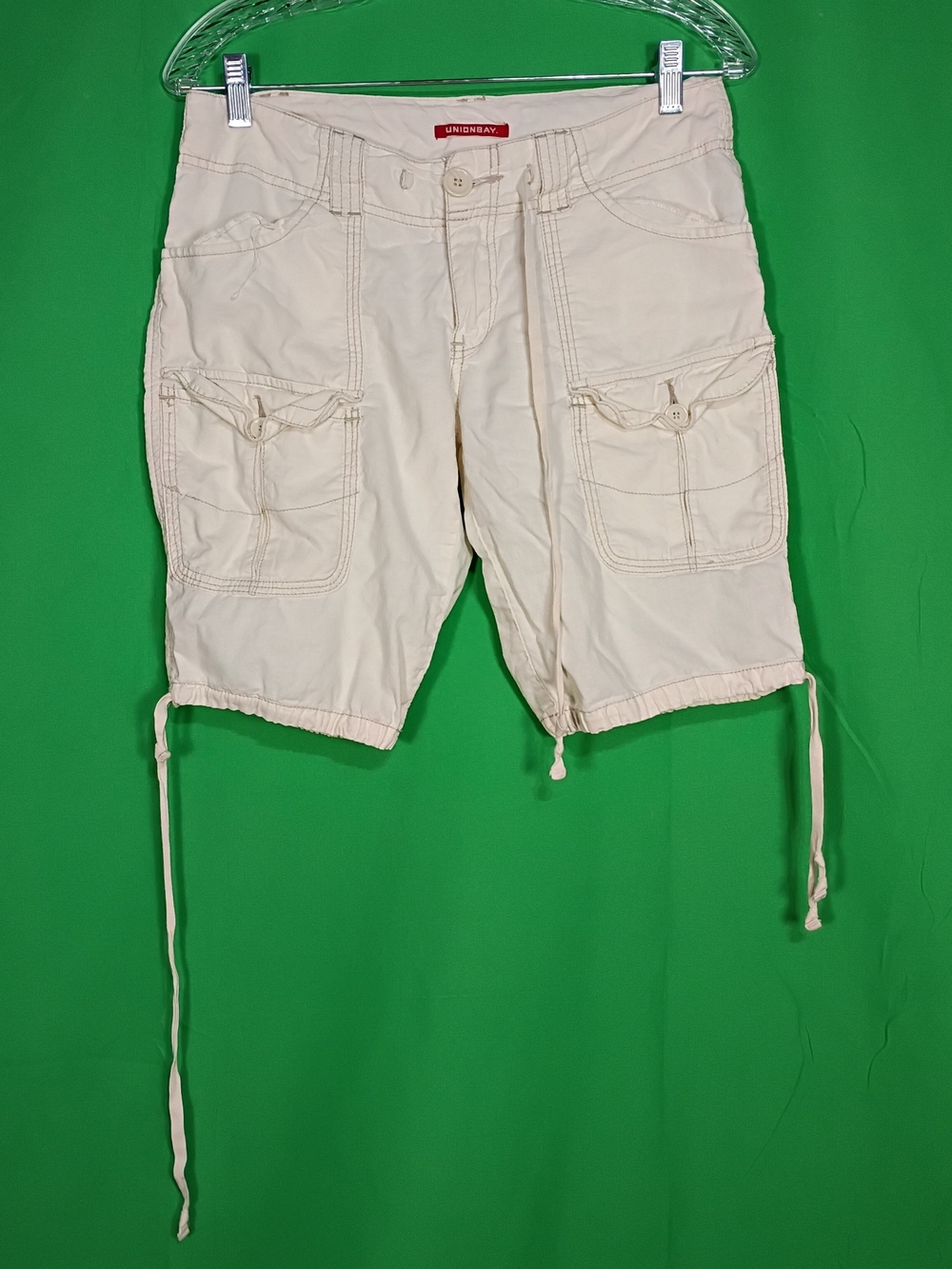 UNIONBAY Women's Size 5 Capri Cargo Pants 10" Inseam 32" Waist